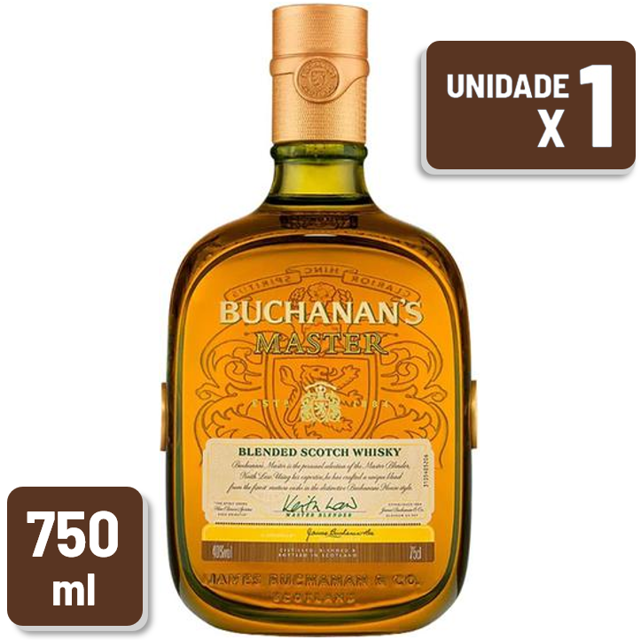 Whisky Buchanan's Master 12 Anos Garrafa Vidro 750ml