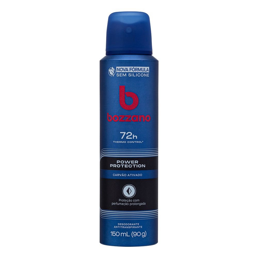 Desodorante Bozzano Power Protection Carvão Ativado 90g