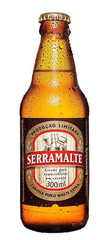 Cerveja SERRAMALTE Puro Malte Extra 300ml Long Neck
