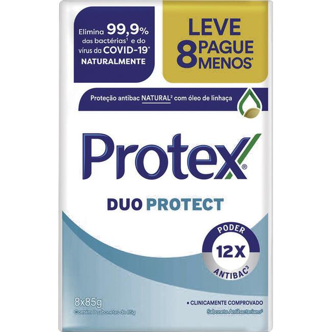 Sabonete Protex Duo Protect 8x85g