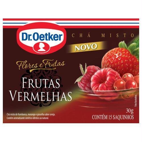 Chá DR OETKER Flores & Frutas Vermelhas Com 15 Saquinhos 30g