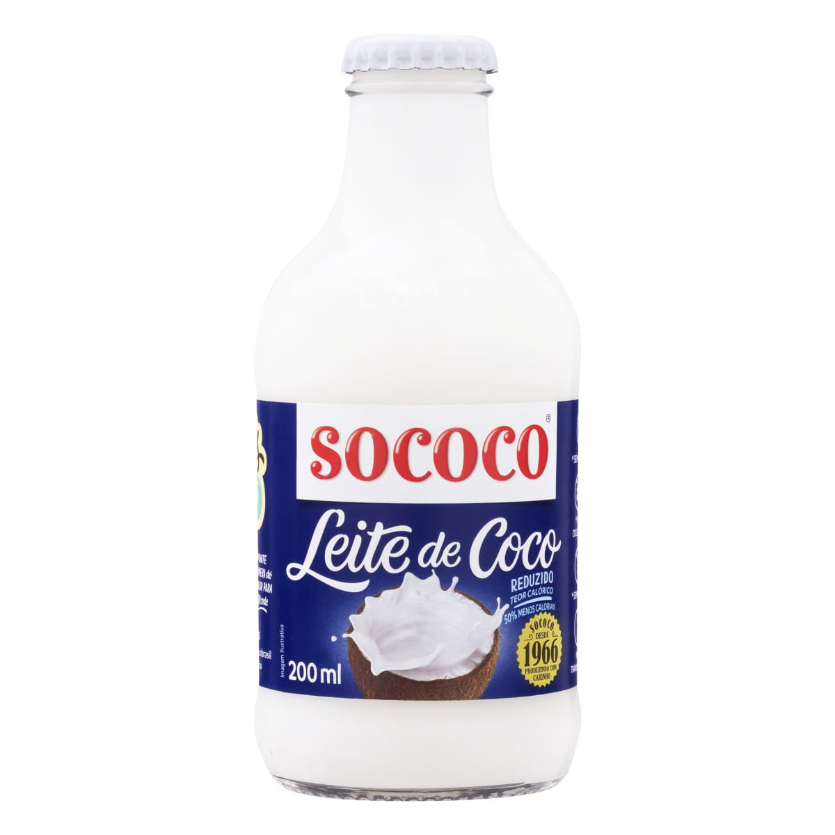 Leite de coco SOCOCO redução de teor de calorias 200ml