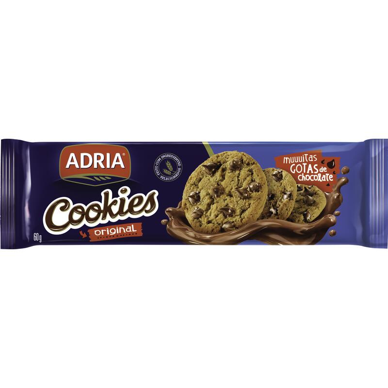 Biscoito Cookies Adria Baunilha 60g