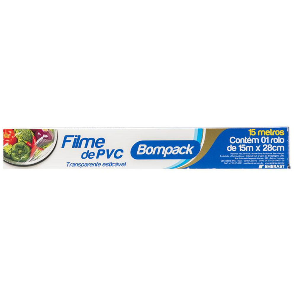 Filme Pvc Bompack Transparente 28x15m 1un