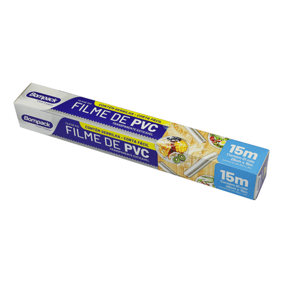 Filme Pvc Bompack Transparente 28x15m 1un