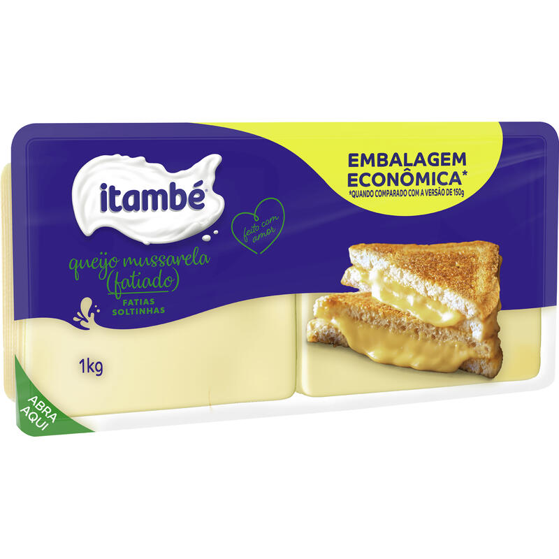 Queijo Mussarela Itambé Fatiado 1kg