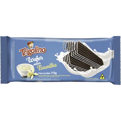 Biscoito Wafer Trigolino Baunilha 115g