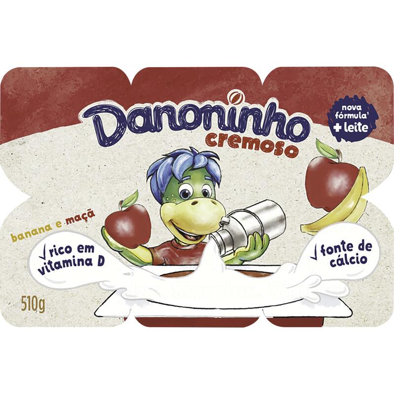 Iogurte Danoninho Polpa Banana e Maçã 510g