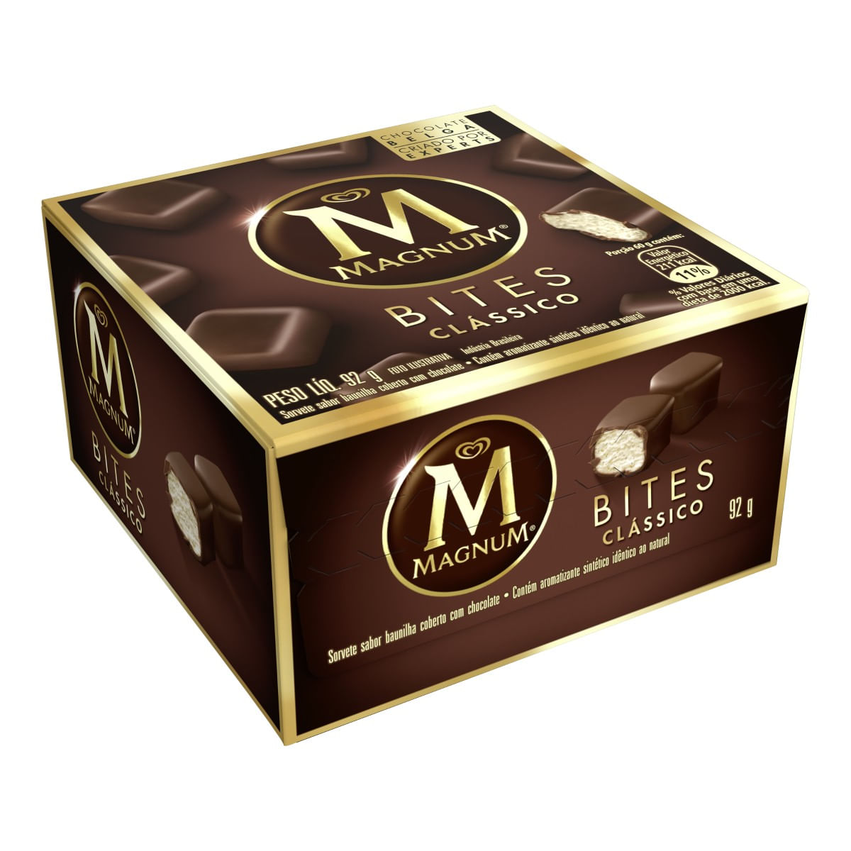 Sorvete KIBON Magnum Chocolate Caixa 92g