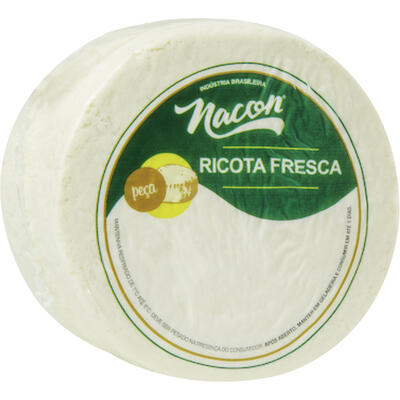 Ricota Fresca Nacon Preço por quilo na peça