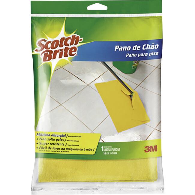 Pano de Chão Scoth-Brite Amarelo - 59x49cm un