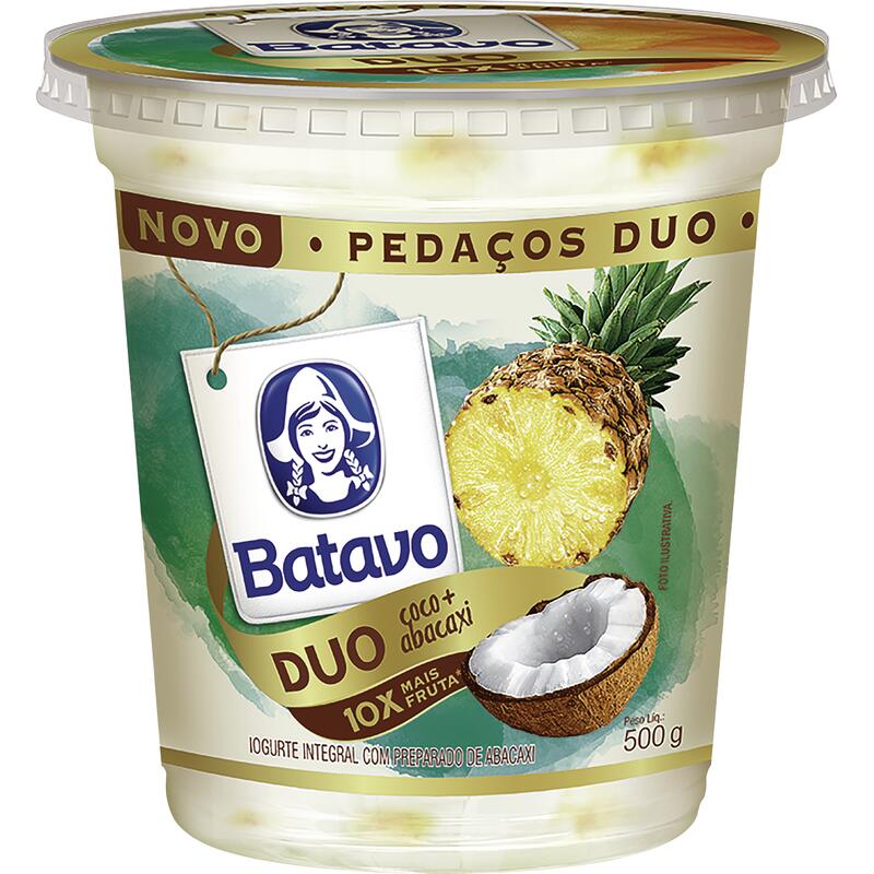 Iogurte Batavo Duo Abacaxi e Coco 500g