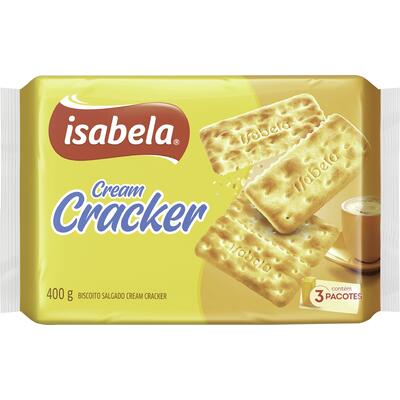 Biscoito Isabela Cream Cracker 400g