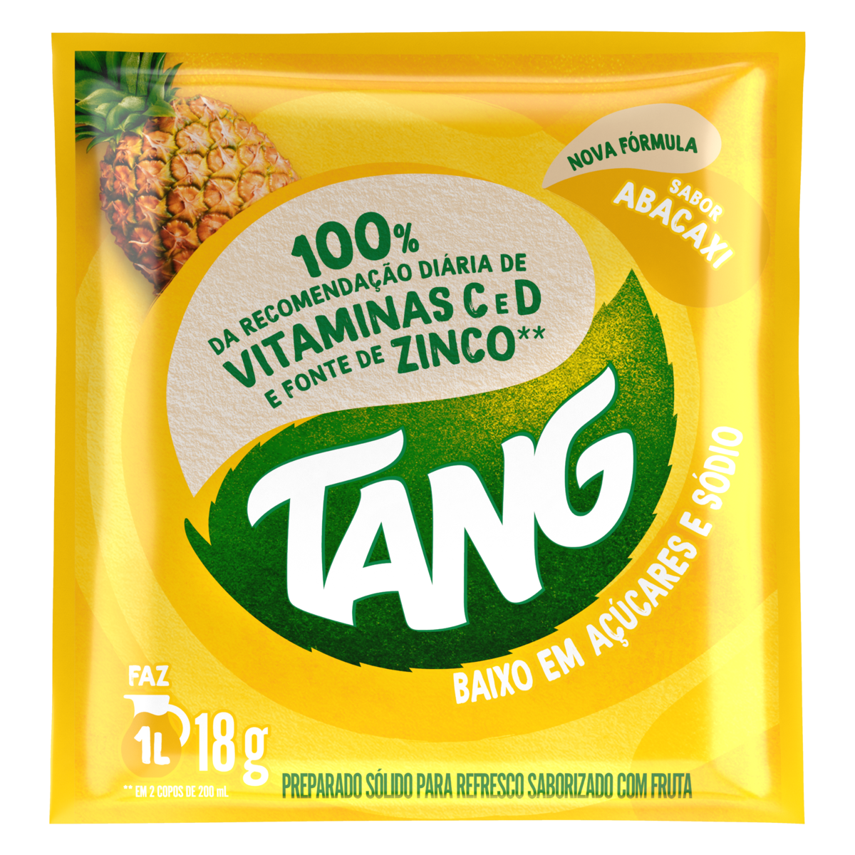 Refresco em pó TANG Abacaxi 18g