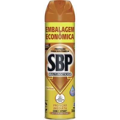 Multi Inseticida Aerossol SBP Óleo de Citronela 380ml Embalagem Econômica