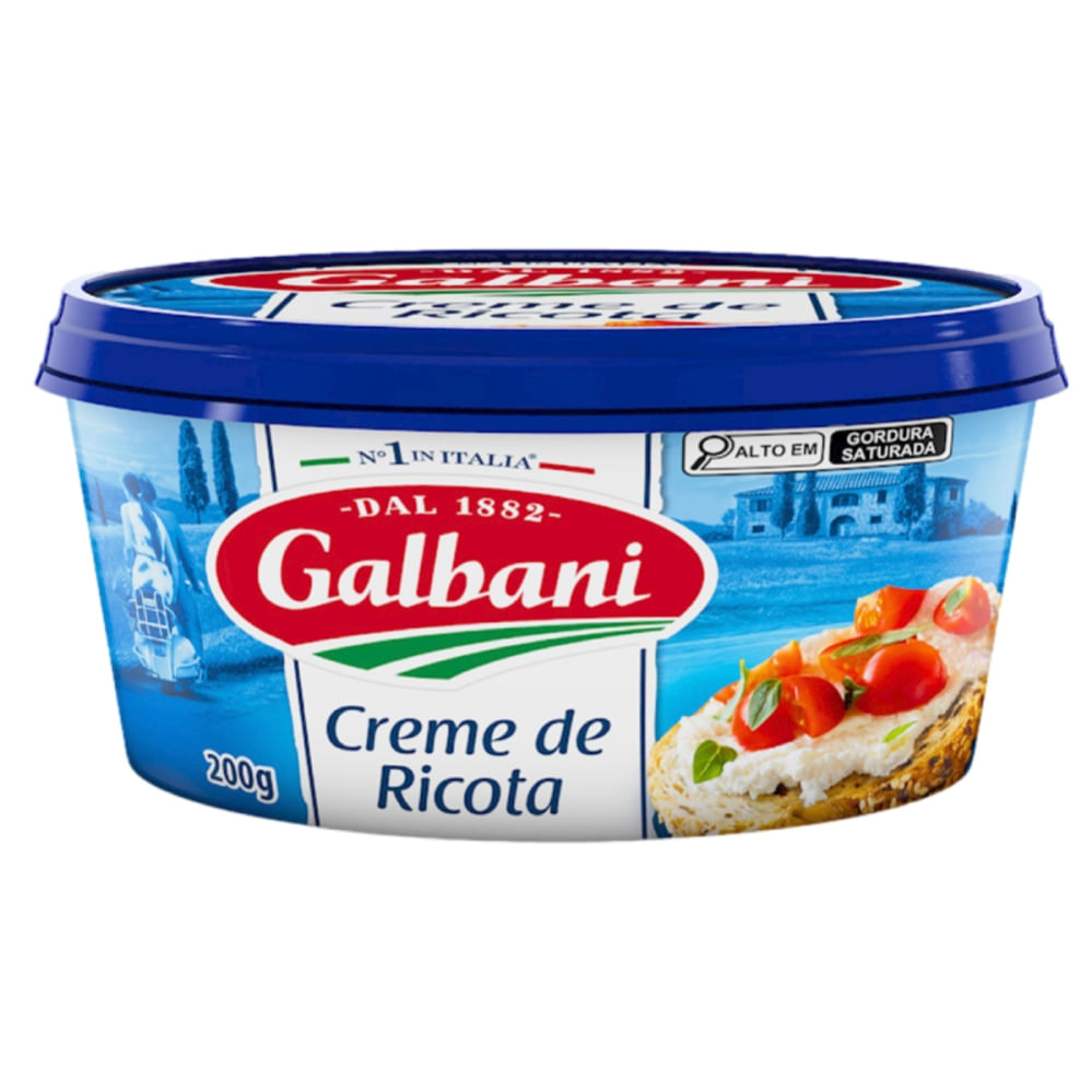 Creme de Queijo Ricota Galbani Pote 200g