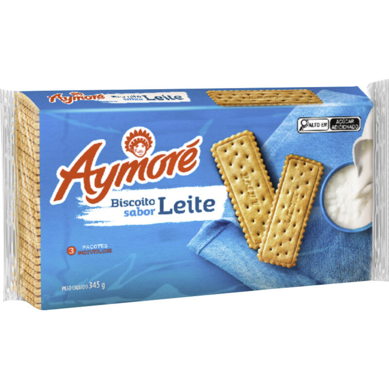 Biscoito Aymoré Leite 345g