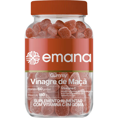Suplemento Alimentar Emana Gummy Vinagre de Maçã 150g