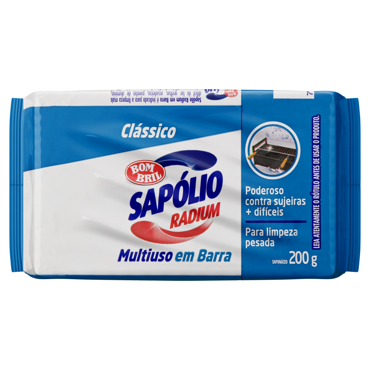 Saponáceo Barra Multiuso Clássico Sapólio Radium Pacote 200g