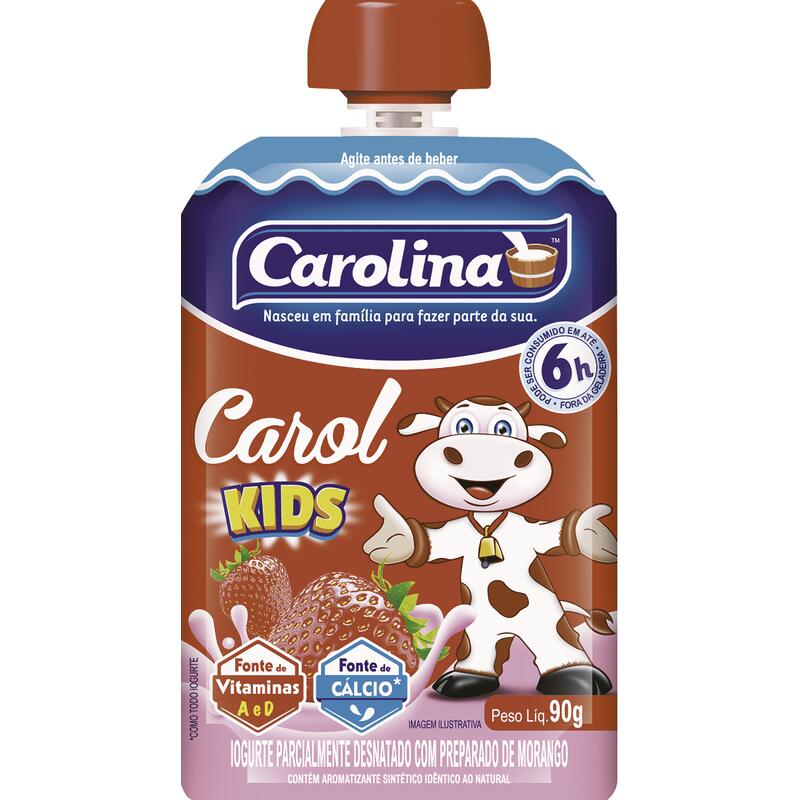 Iogurte Carolina Morango 90g