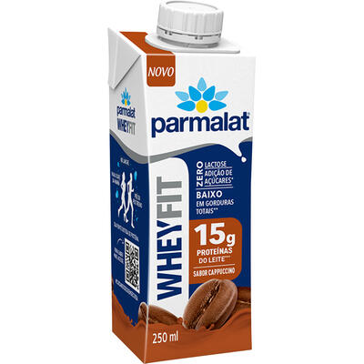 Bebida Láctea Parmalat Cappuccino Zero Lactose Fit Whey 250ml