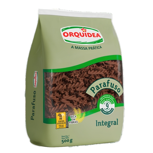 Massa Orquídea Sem Ovos Integral Parafuso 500g