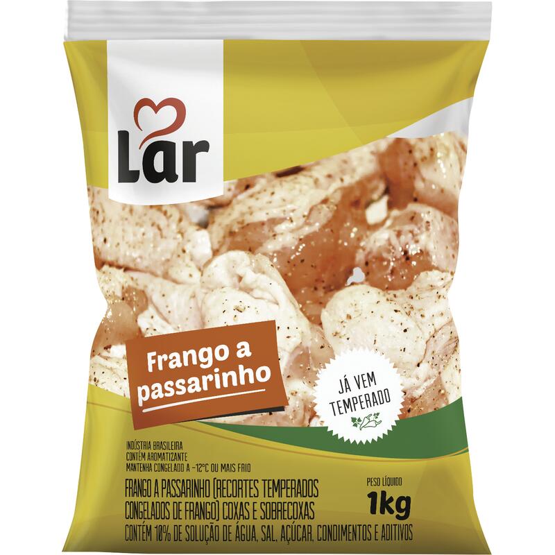 Frango à Passarinho Lar Temperado Congelado 1kg