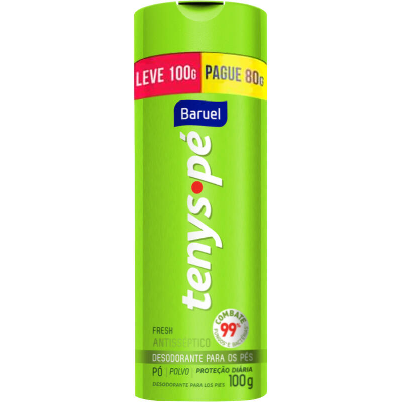 Tenys Pé em Pó Baruel Fresh 100g