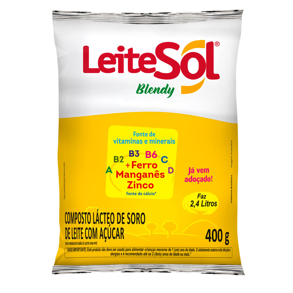 Composto Lácteo LEITE SOL Blendy com Açúcar 400g