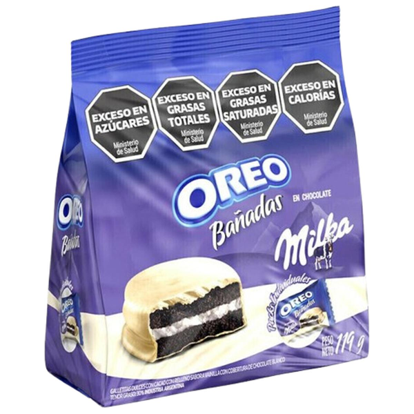 Biscoito Oreo Milka 114g - Chocolate Branco