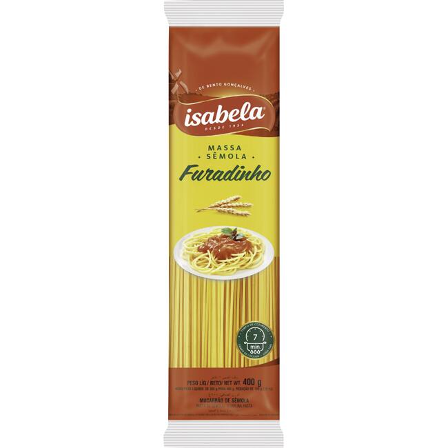 Macarrão de Sêmola Isabela Furadinho 400g