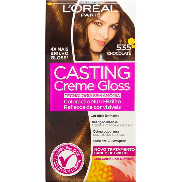 Coloração Casting Creme Gloss -  N. 535 - Chocolate