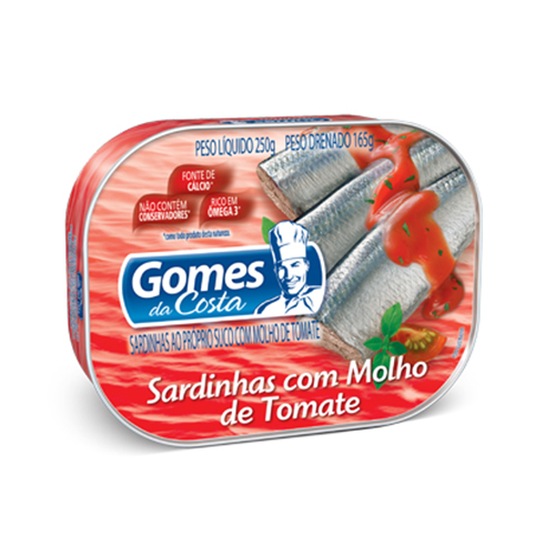 Sardinha Gomes da Costa Molho de Tomate 150g