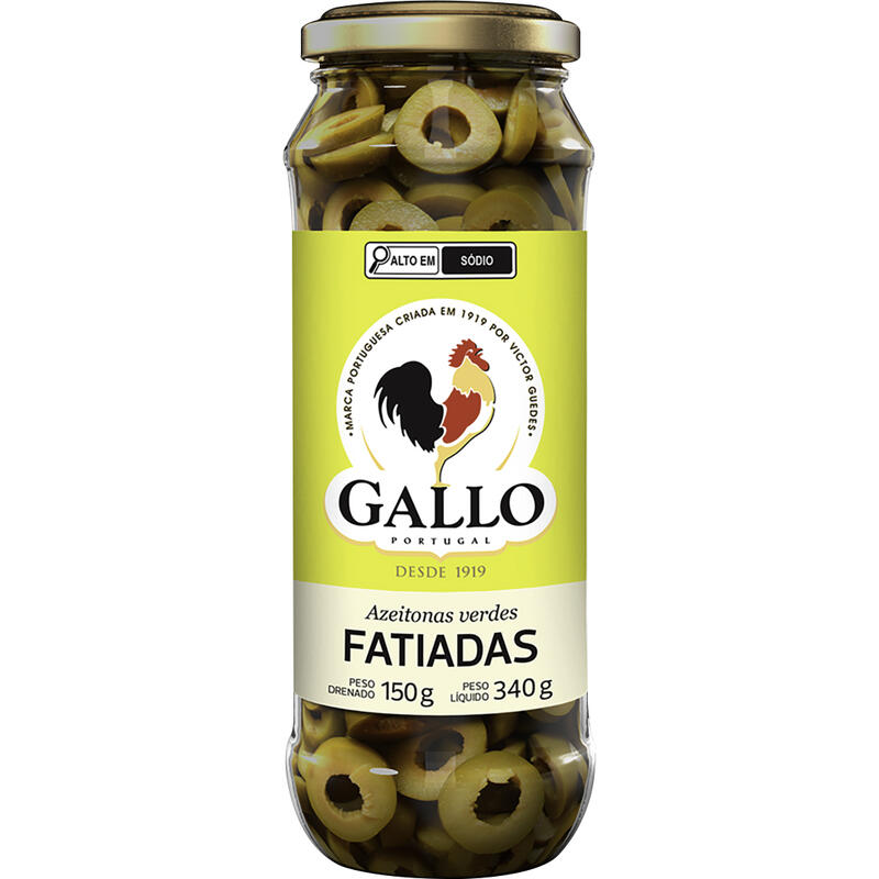 Azeitona Verde Gallo Fatiada 150g