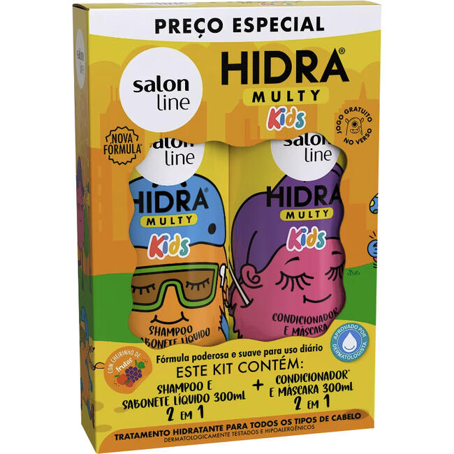 Kit Salon Line Shampoo + Condicionador Hidra Kids