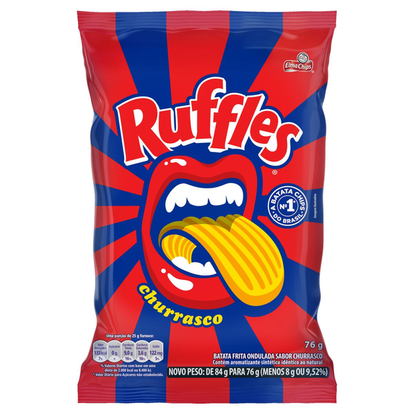 Batata Ruffles 76g - Churrasco
