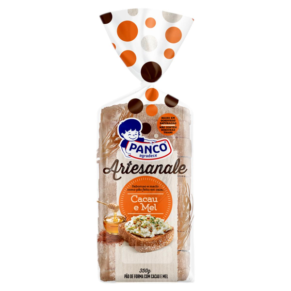 Pão Panco Artesanale 350g - Cacau e Mel