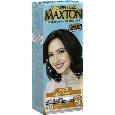 Tintura Maxton Castanho Escuro 3.0 Kit