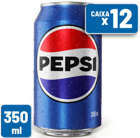 Refrigerante Pepsi Cola Lata 350ml Caixa c/ 12 un
