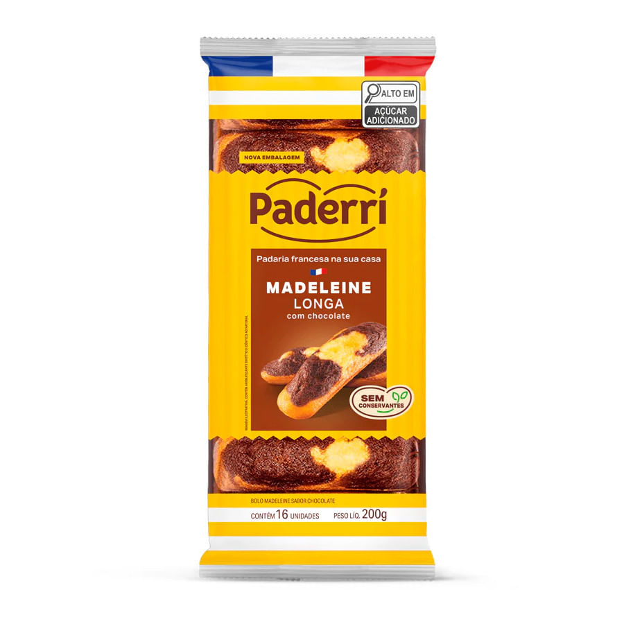 Madeleine Paderrí Chocolate 200g