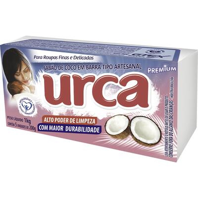Sabão em Pedaço Urca Coco 5x200g