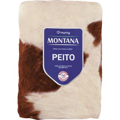Carne Bovina Peito Montana Resf Preço por quilo na peça