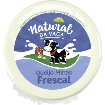 Queijo Minas Frescal Natural da Vaca Preço por quilo na peça