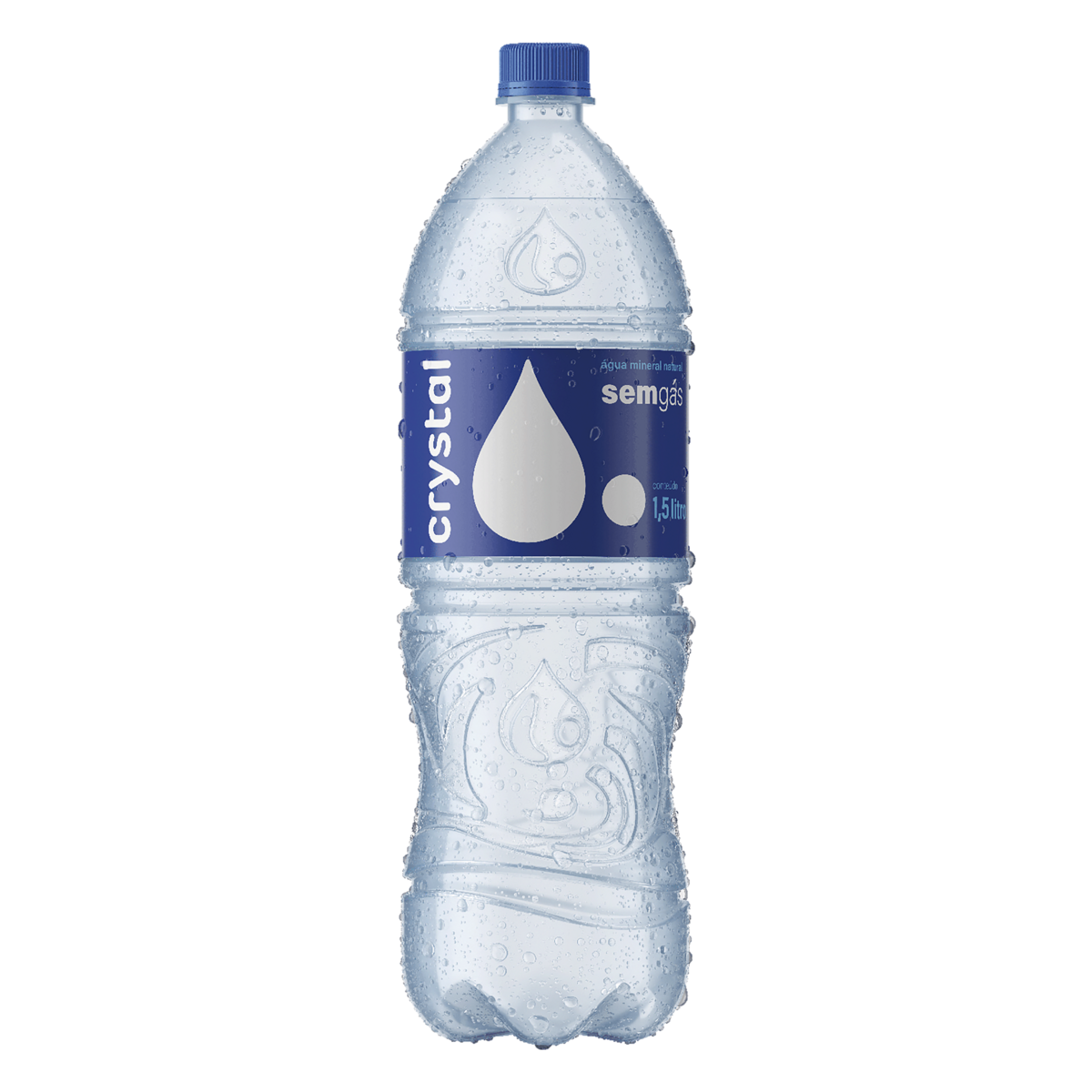 Água Mineral Natural Crystal sem Gás Garrafa 1,5L