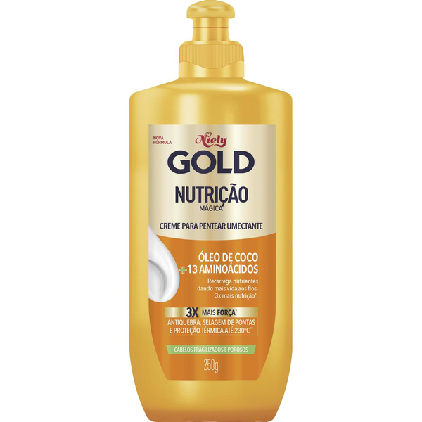 Creme para Pentear Niely Gold 250g - Nutrição Mágica
