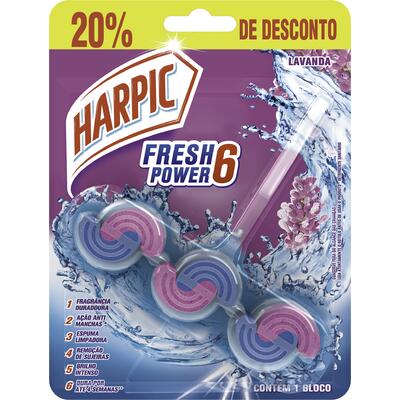 Desodorizador Sanitário Harpic Lavanda 31,2g