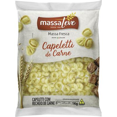 Capeletti Massa Leve Carne 1kg