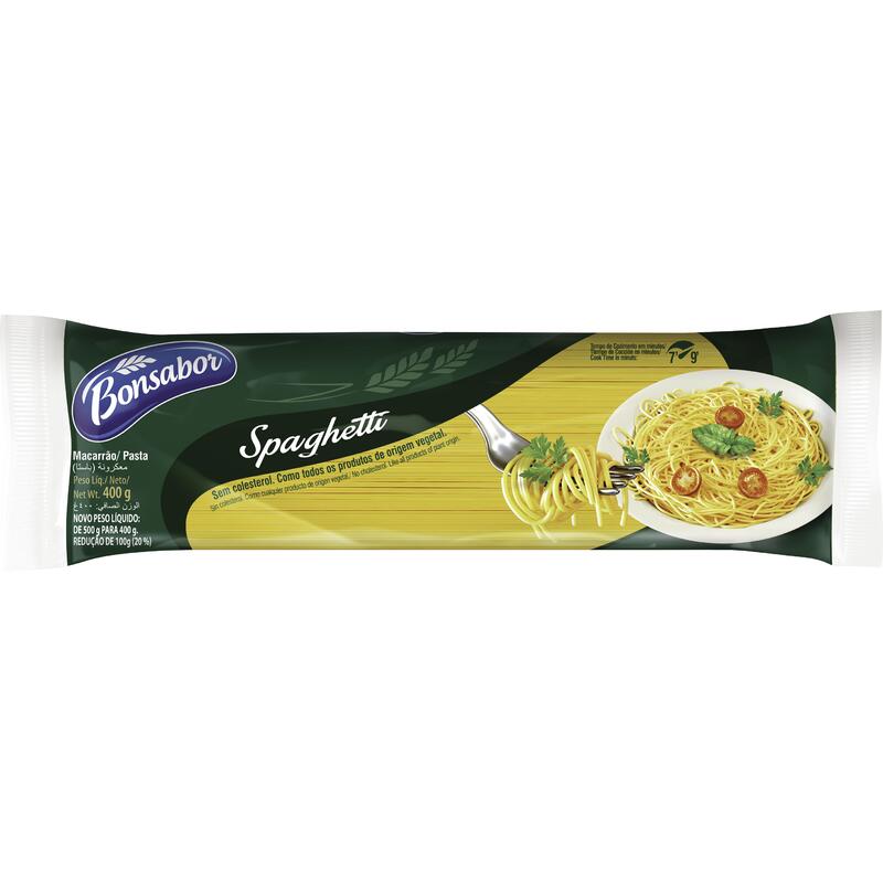 Macarrão Comum Bonsabor Espaguete 400g