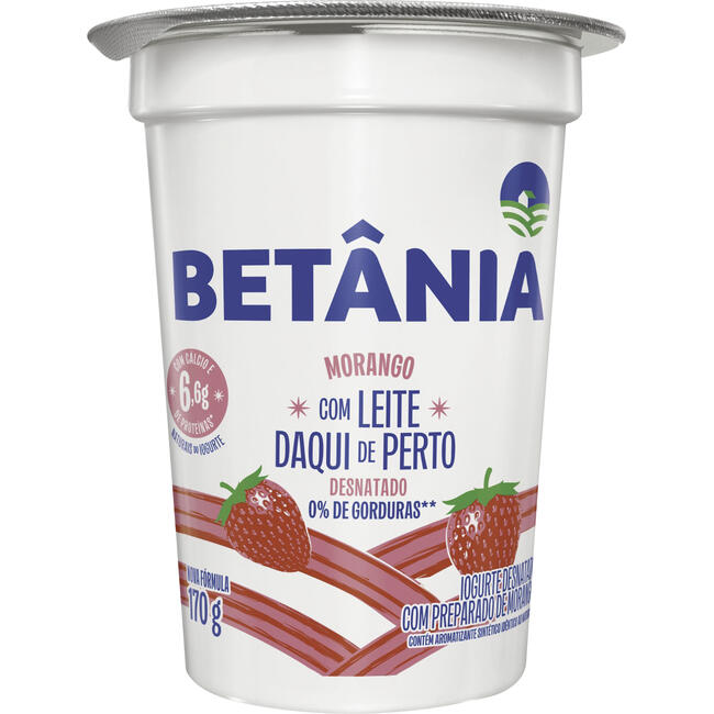 Iogurte Betânia Morango 170g