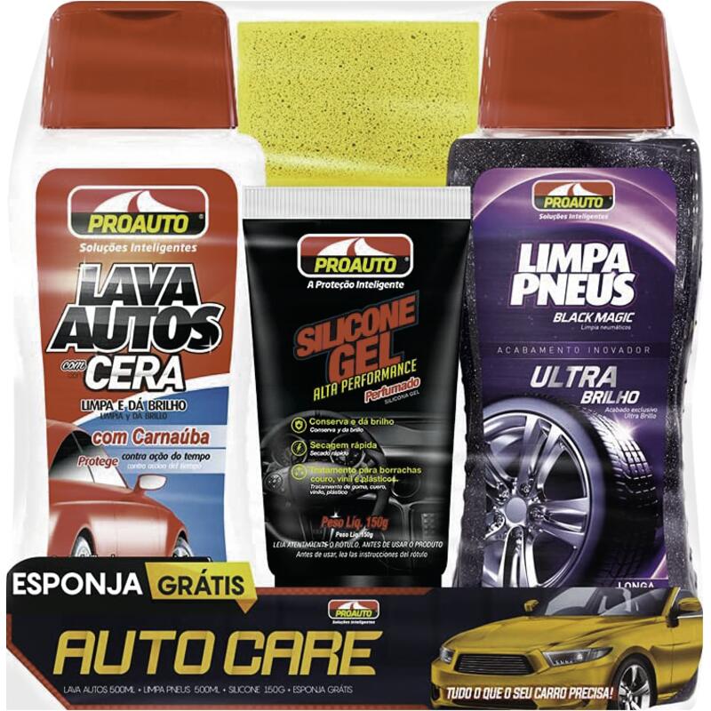 Kit Auto Care Proauto 4 itens